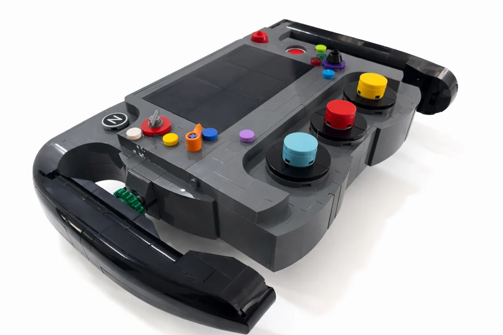 Réplica de volante fórmula 1 LEGO
