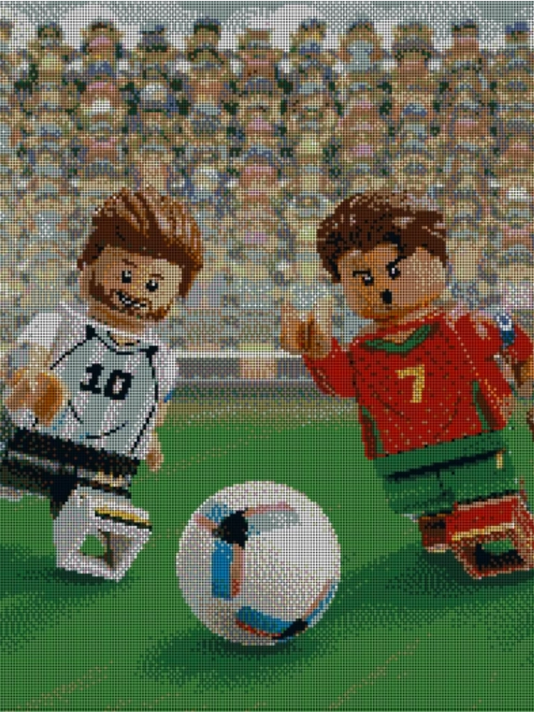 Mosaico Colaborativo de LEGO Fan ZONE en Paris